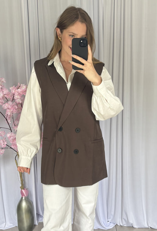 Blazer sans manches Ariane