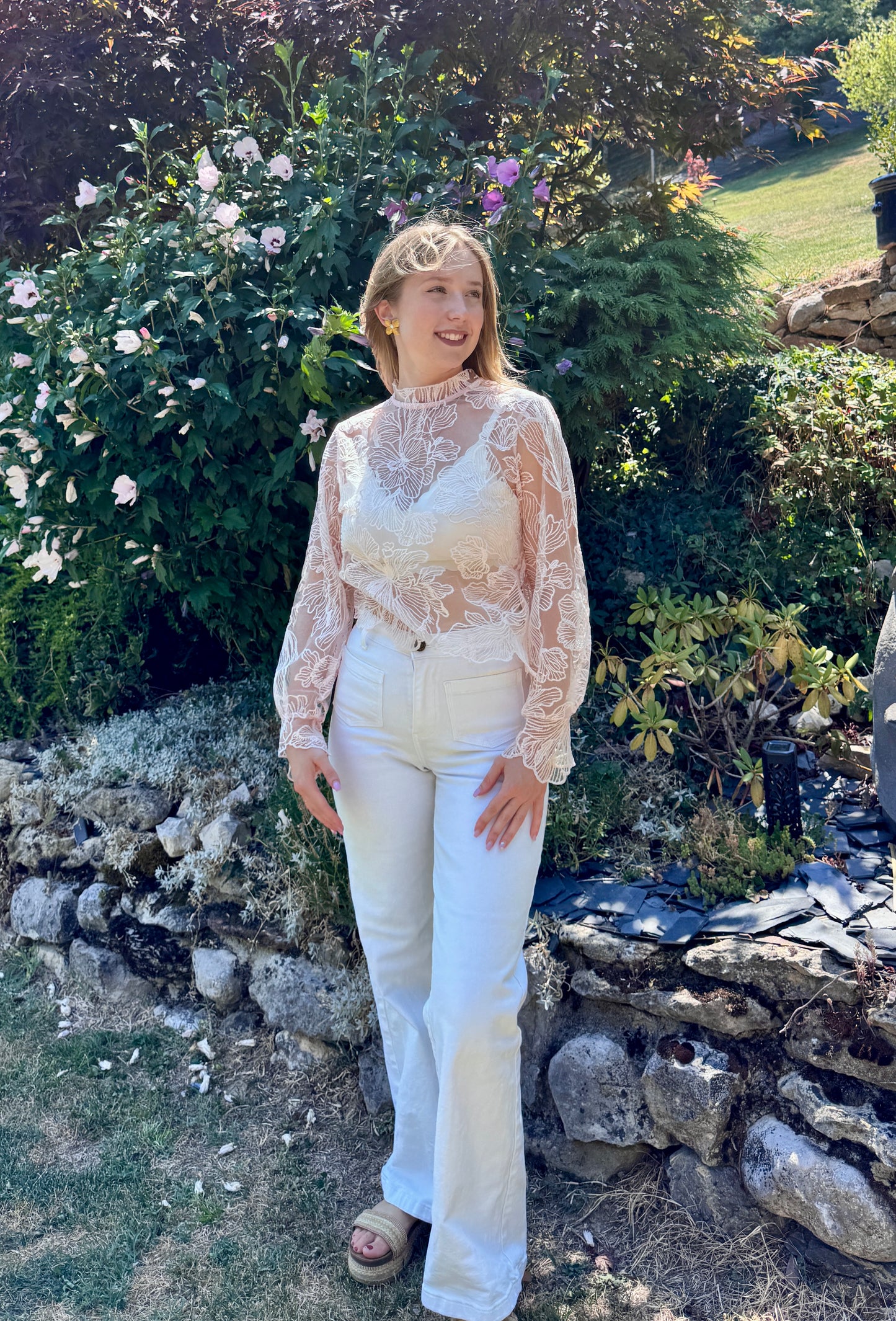 Blouse Maïwenn - Rose poudré
