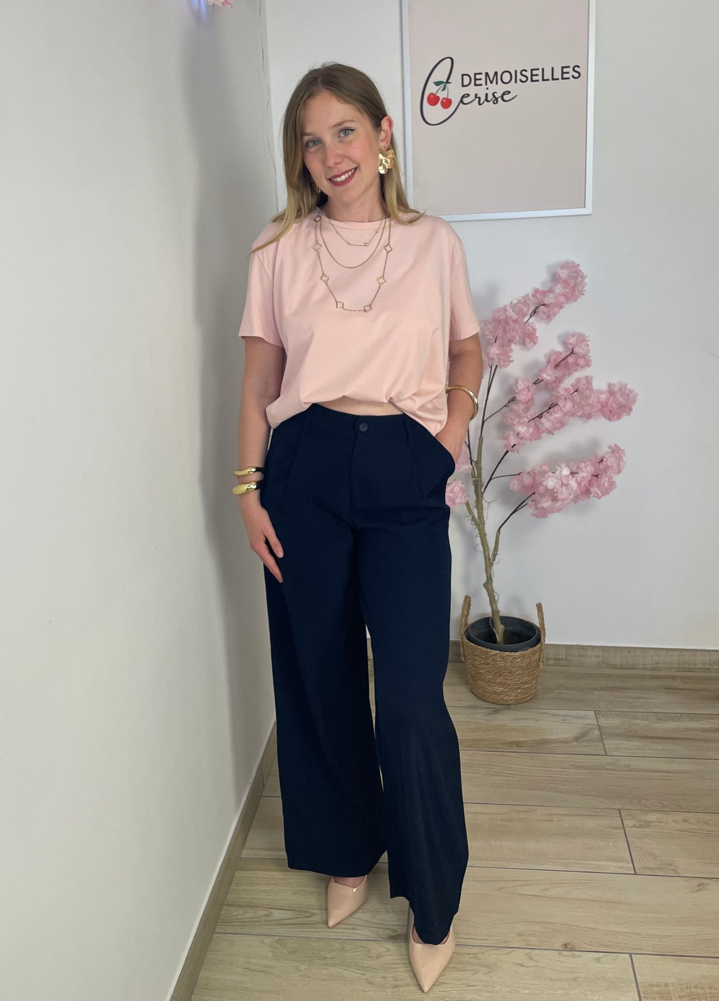T-shirt Lison - Rose