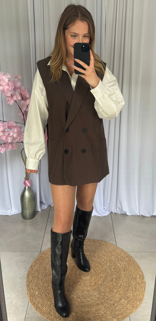 Blazer sans manches Ariane