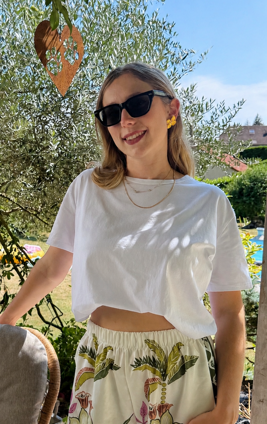 T-shirt Lison - Blanc