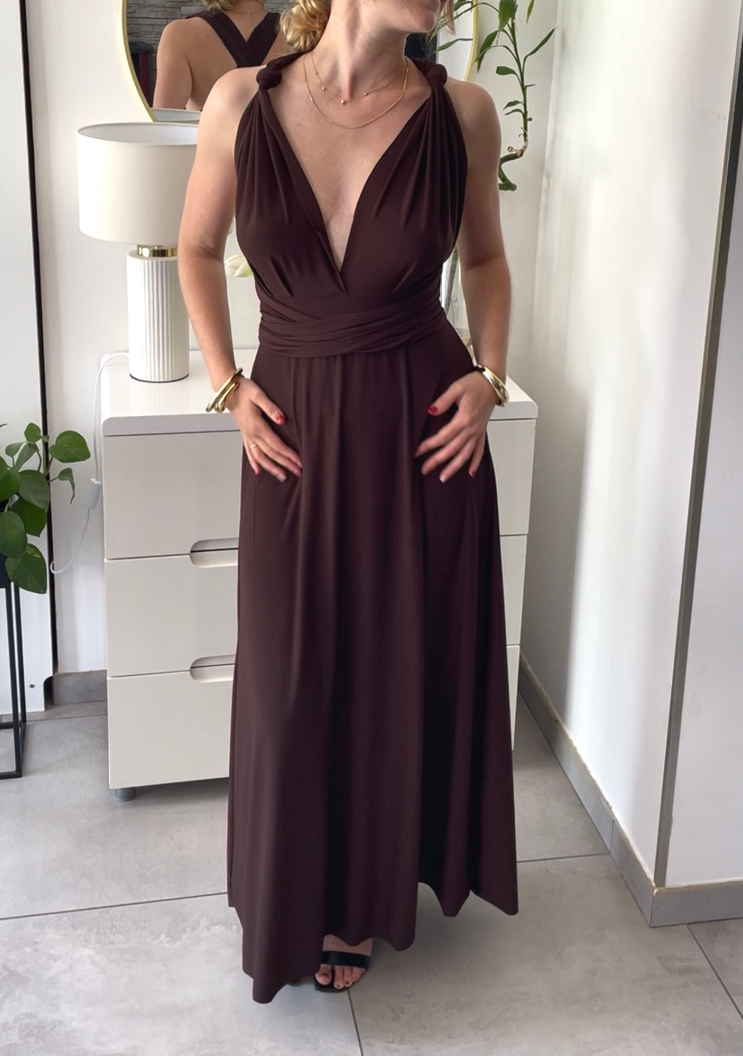 Robe Maëlyne - Marron
