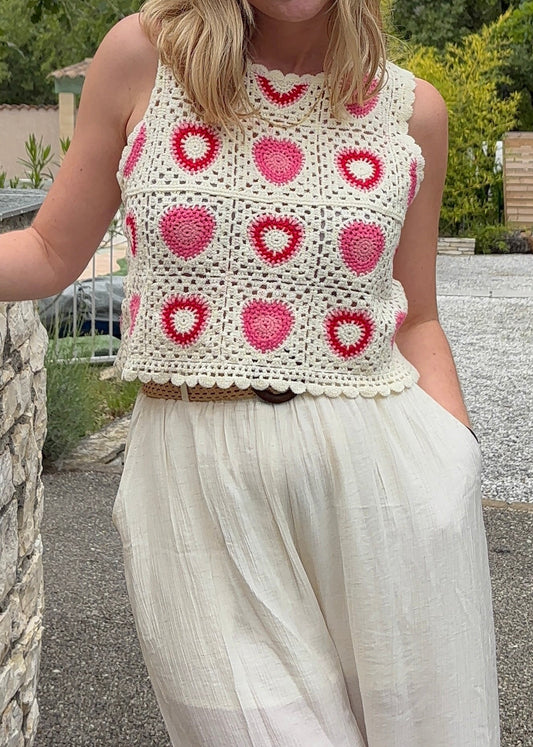 Top crochet Apolline