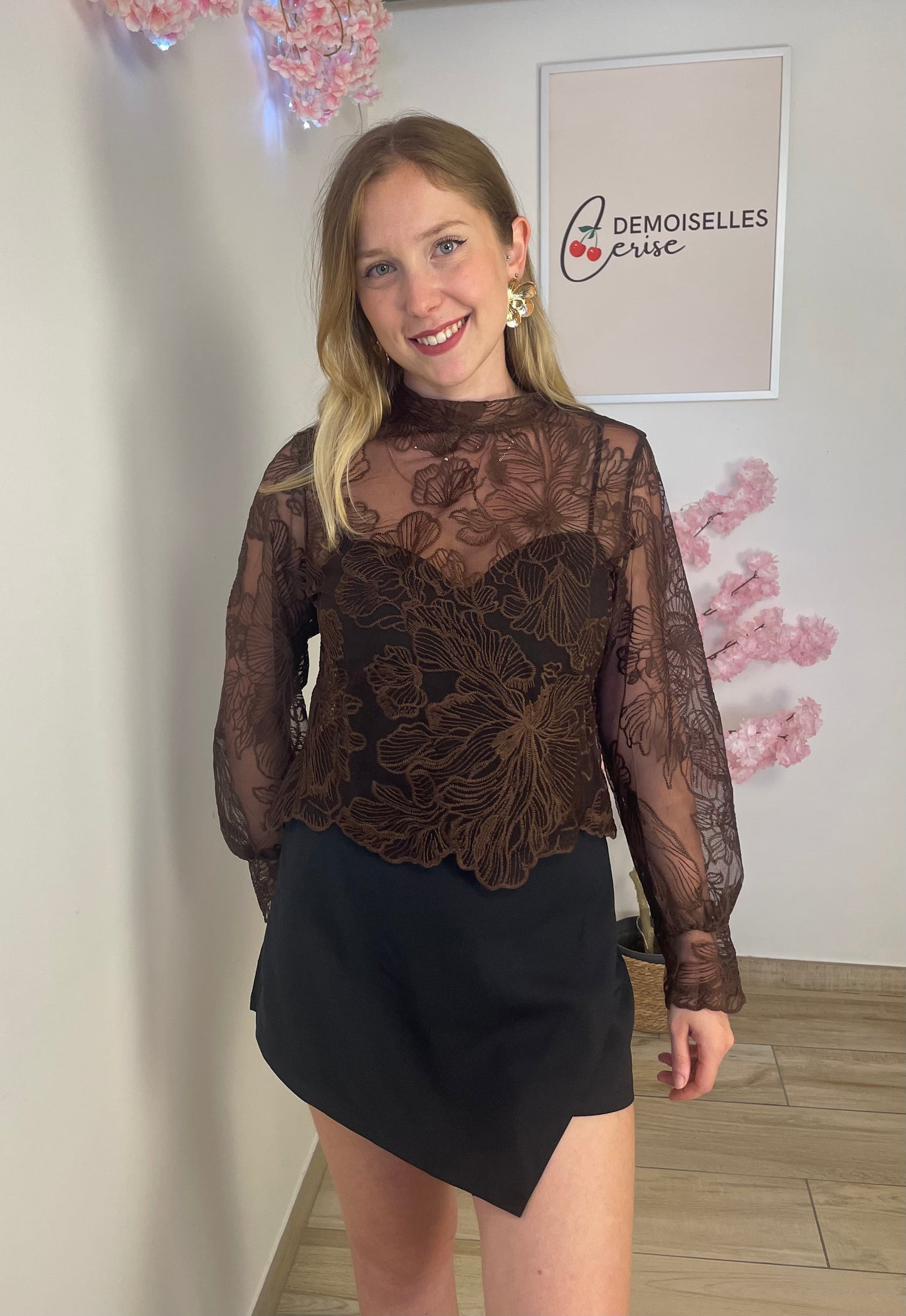Blouse Maïwenn - Choco