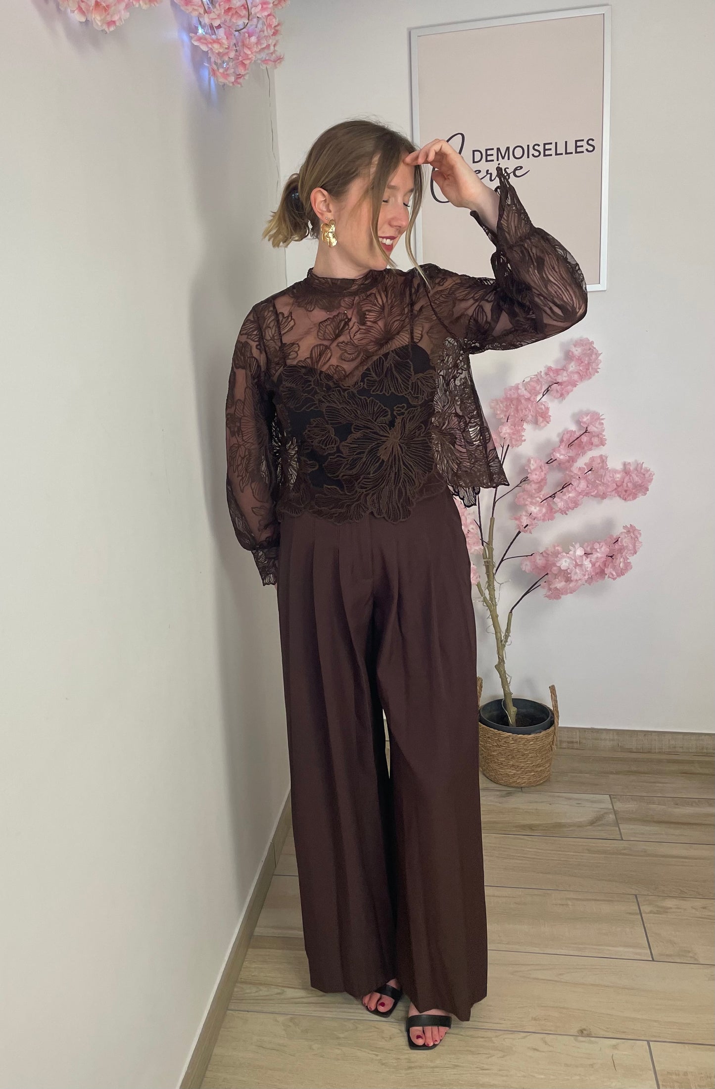 Blouse Maïwenn - Choco