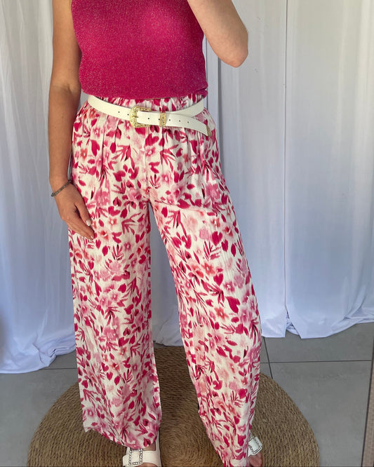 Pantalon Mathilde - Fuchsia