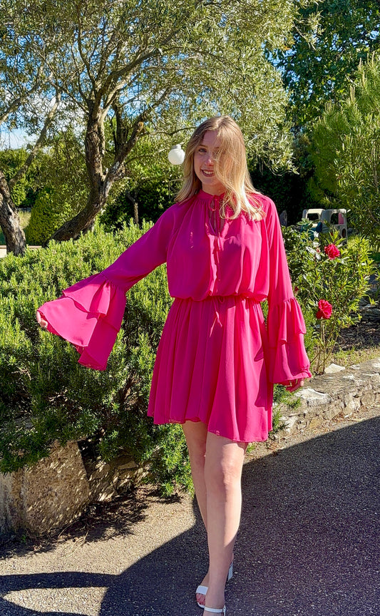 Robe Giulia - Framboise