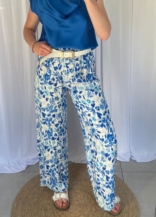 Pantalon Mathilde - Bleu roi