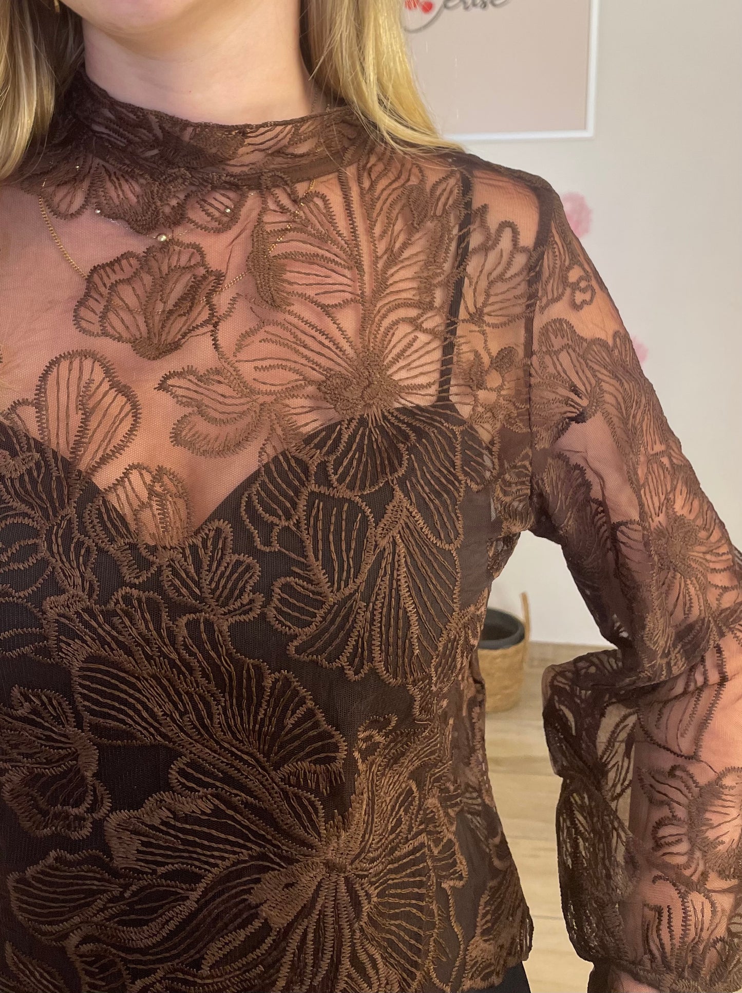 Blouse Maïwenn - Choco