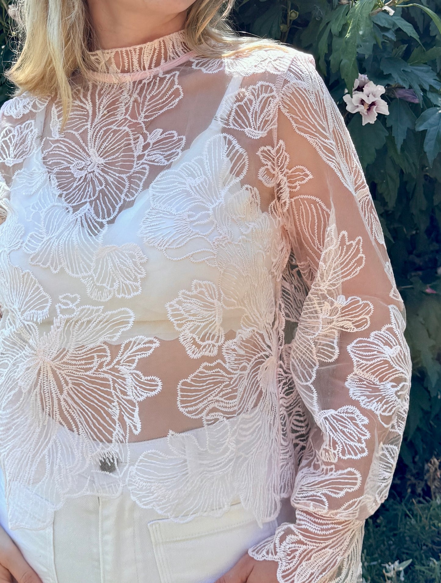 Blouse Maïwenn - Rose poudré