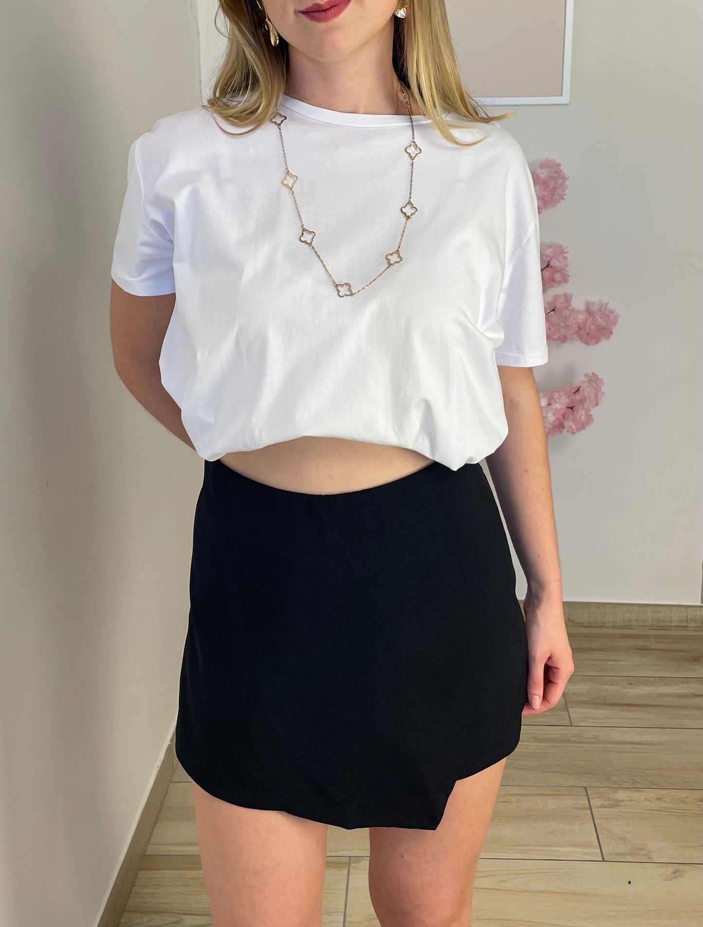 Jupe-short Jade - Noir