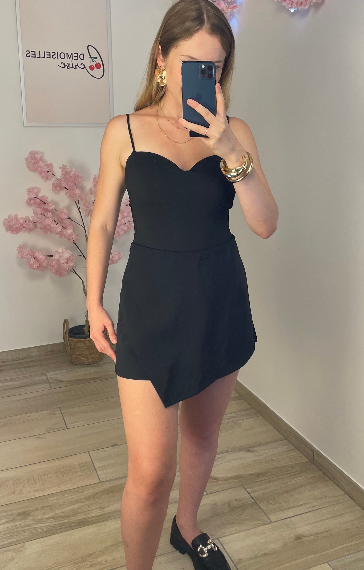 Jupe-short Jade - Noir